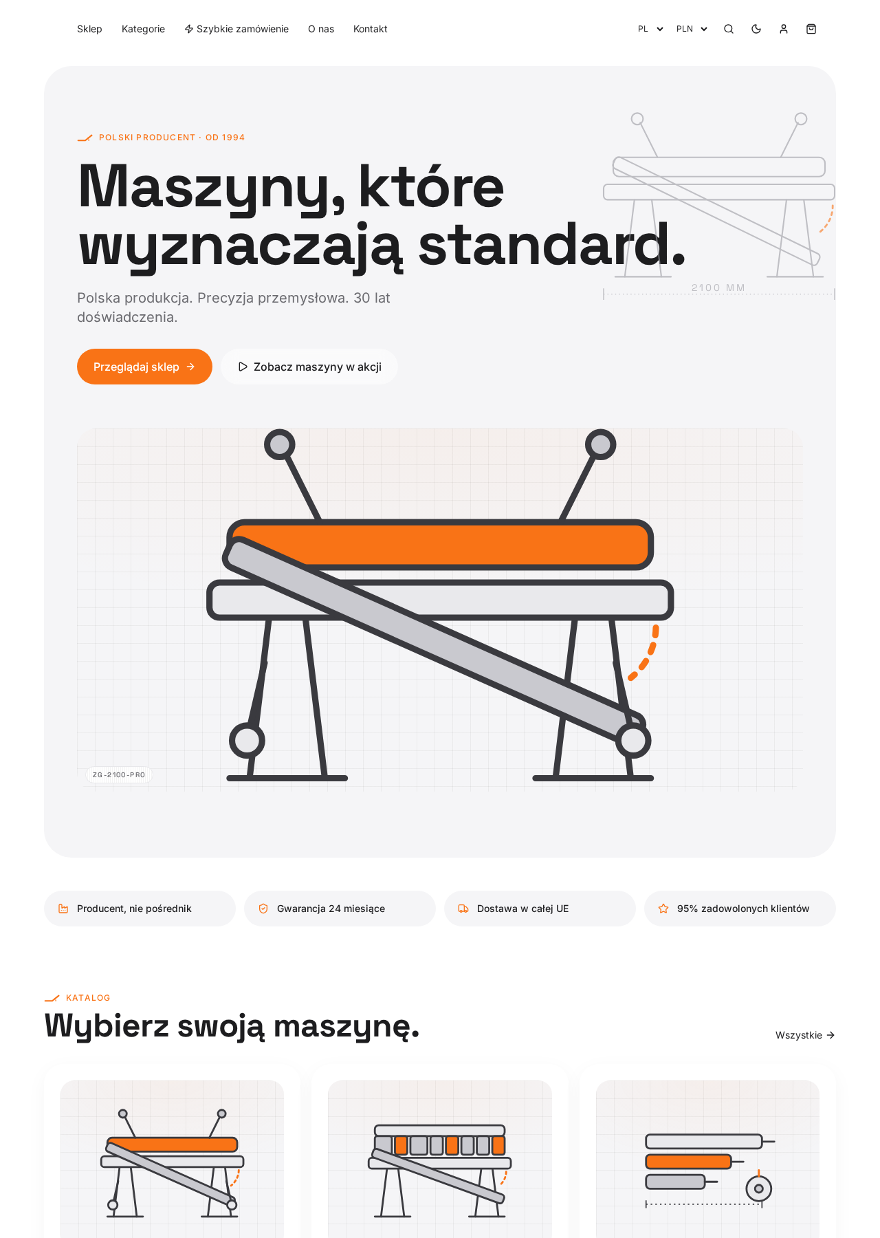 Sklep Olmet Forge z katalogiem maszyn do obróbki blach i drutu
